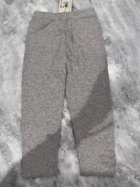 Vignette Classic Gray Knit Bow detailed Leggings for Kids